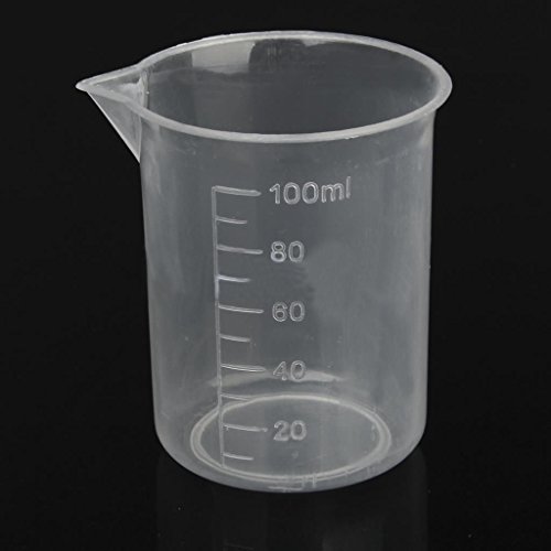 dealglad® Lot de 100 ml en plastique transparen...