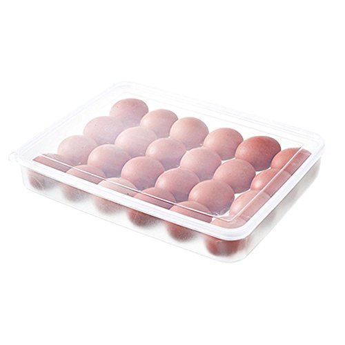 asentechuk® Portable transparent 24 grille œufs...