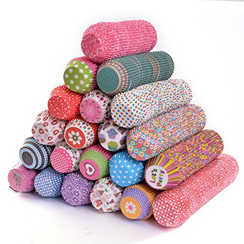 dealglad® Lot de 1000/bar coloré Moule Cupcake ...