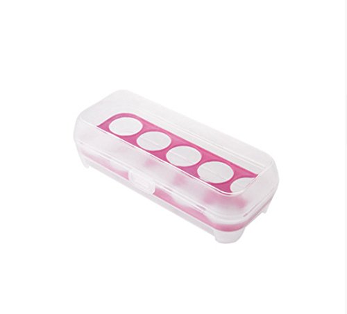 asentechuk® Portable Oeuf Transparent Boîte de ...