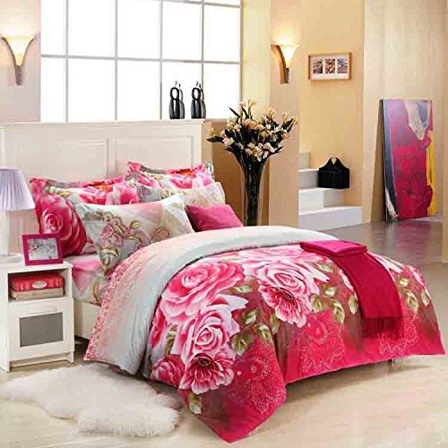 Textile, literie de coton 1,8 m suite de quatre...