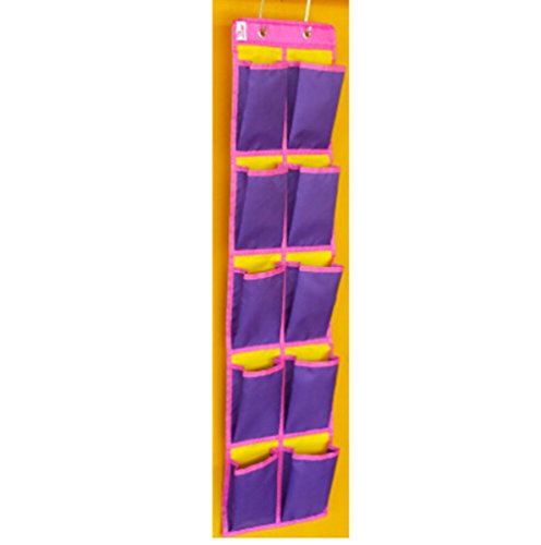Ohmais Etagère de Rangement à 10 Poches Étagères Suspendue pour Chaussettes Sous-vêtements Jouets Phone Portable Sac Mural de Rangement Organisateurs (violet) 6483445627539 OHmais Ohmais Etagère de Rangement à 10 Poches Étagères Suspendue pour Chaussettes Sous-vêtements Jouets Phone Portable Sac Mural de Rangement Organisateurs (violet) 6483445627539 OHmais