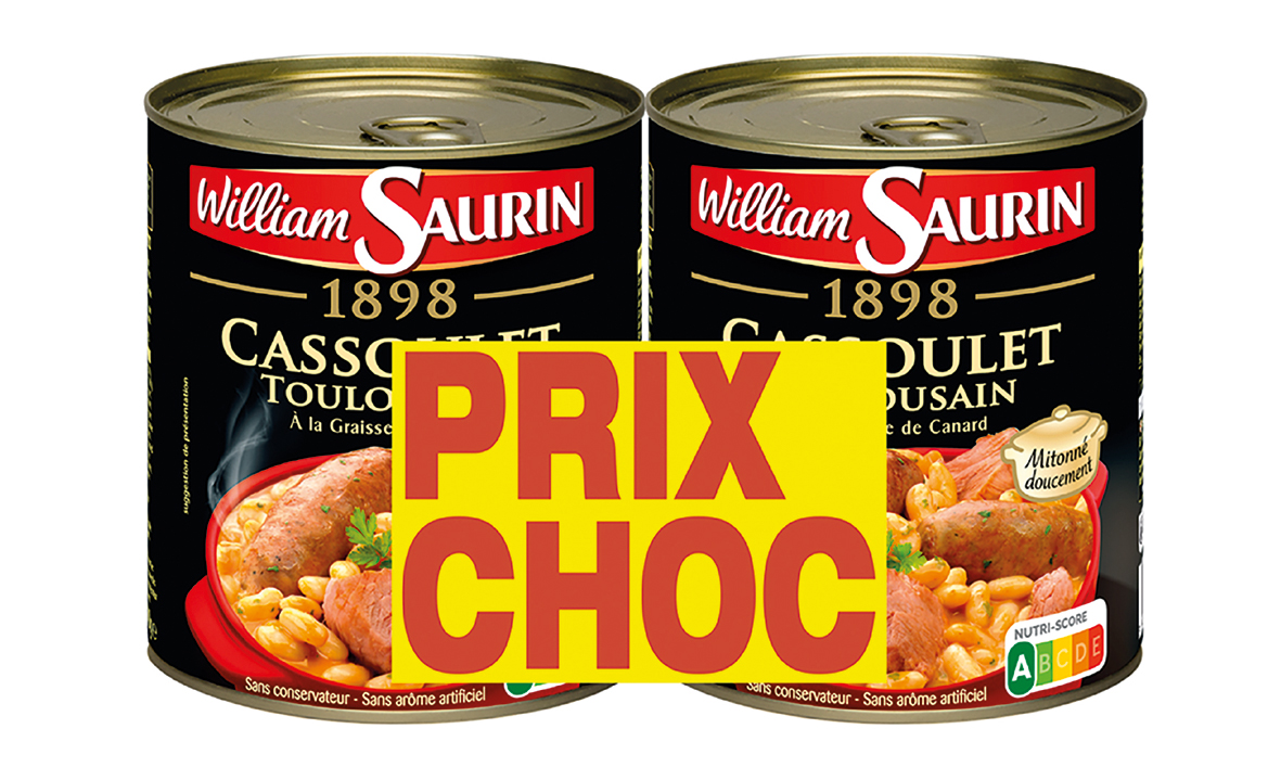 CASSOULET TOULOUSAIN 6491573200019 WILLIAM SAURIN CASSOULET TOULOUSAIN 6491573200019 WILLIAM SAURIN