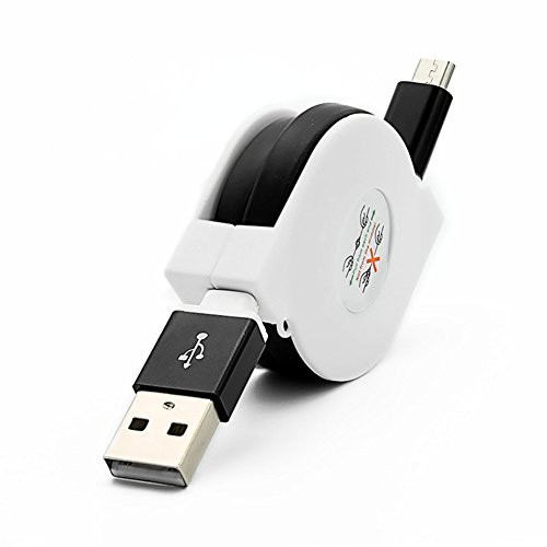 1m retráctil micro usb cable 2.0 data sync cabl...