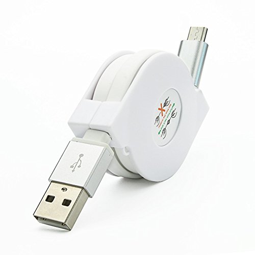 1m retráctil micro usb cable 2.0 data sync cabl...