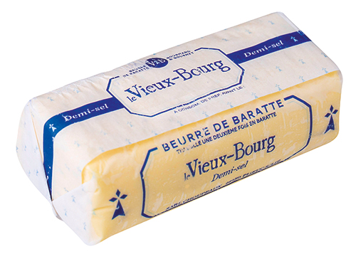LE VIEUX-BOURG BEURRE DE BARATTE DEMI-SEL code EAN 6495299 