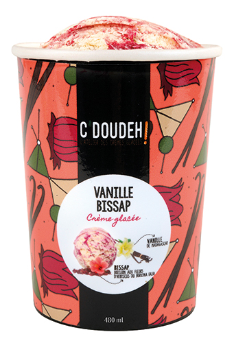 C’DOUDEH ! CRÈME GLACÉE VANILLE BISSAP code EAN 6498877 