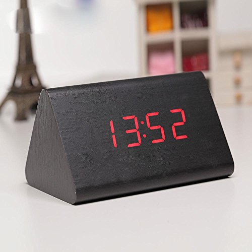 Réveil lumineux mute créative, simple petit hor...