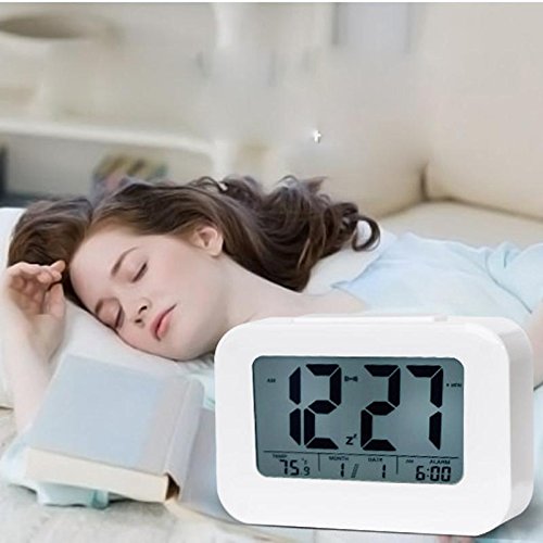 Creative mute réveil lumineux, éclairage de sle...