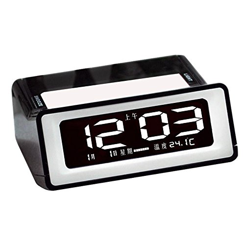 Mute petite horloge, calendrier électronique lu...