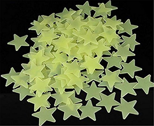 100 pcs etoiles phosphorescentes stickers murau...