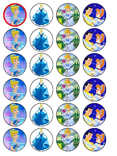 (#2 Cendrillon 24 décorations pour cupcakes