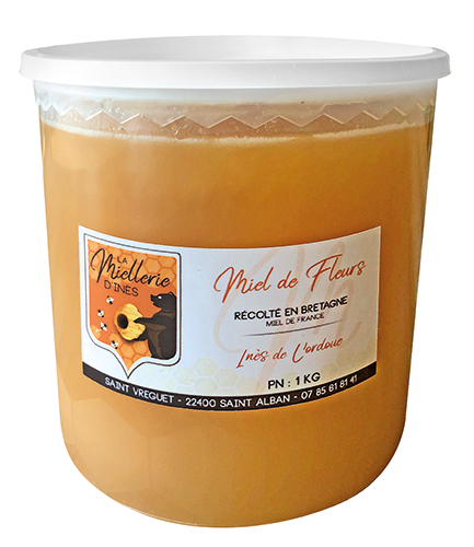 LA MIELLERIE D’INES MIEL DE FLEURS code EAN 6551144 