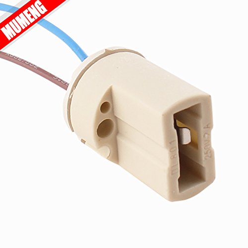 MUMENG Standard culot g9 adaptateur de base en céramique bases de lampe pour g9 ampoule led et halogène ce et rohs code EAN 6556887762875 