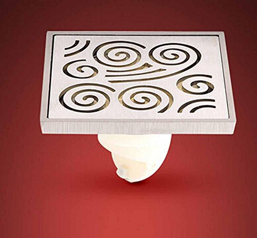 Drains de plancher de salle de bains élégante e...