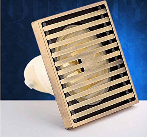 Drains de plancher de salle de bain rétro européen, brossés drains de plancher antique en cuivre antique, toilette, déodorant drain de douche chambre 6562345165959 BBSLT Drains de plancher de salle de bain rétro européen, brossés drains de plancher antique en cuivre antique, toilette, déodorant drain de douche chambre 6562345165959 BBSLT