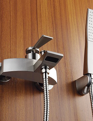 Nickel brossé contemporaine robinet de baignoir...