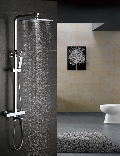 Robinet de douche - contemporain - thermostatiq...