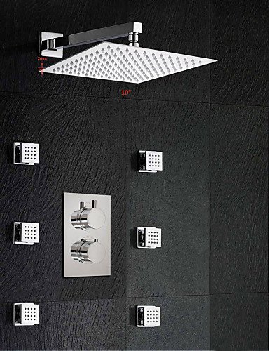 Robinet de douche - contemporain - cascade / th...