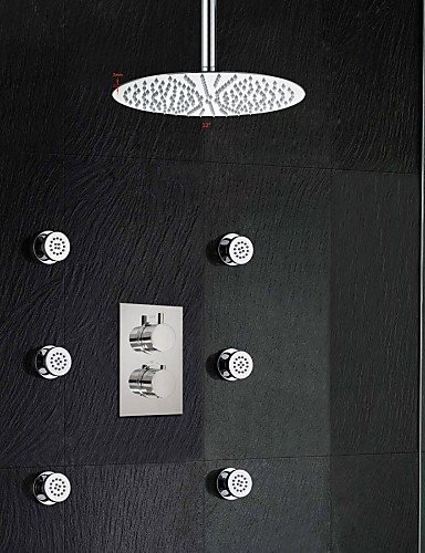 Robinet de douche - contemporain - cascade / th...