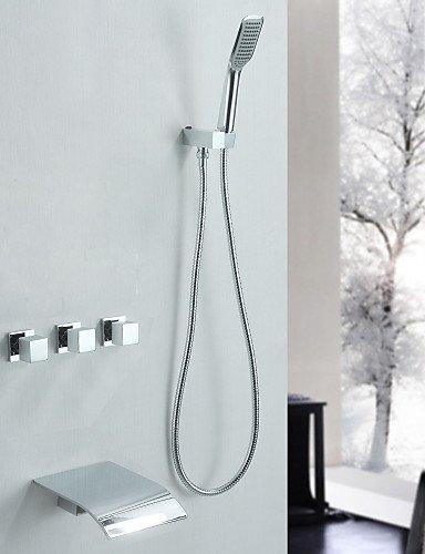 Cascade de douche en laiton de robinet avec dou...