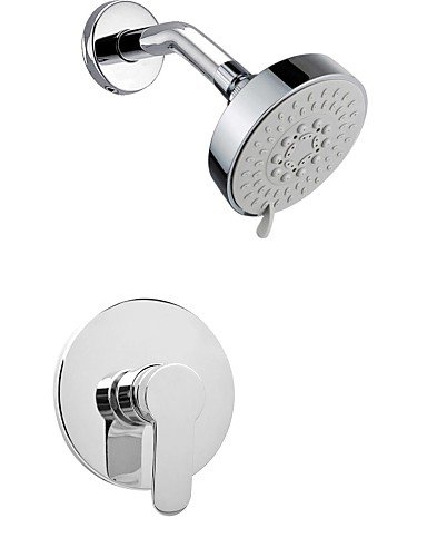 Robinet de douche - contemporain - douche pluie chromé) 6569562960367 BBSLT