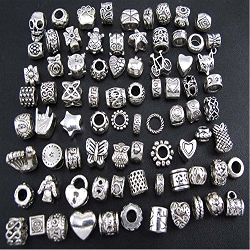 Matériau du bracelet de perles de DIY argent bi...