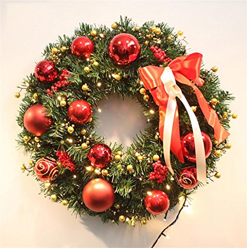 G&M 50cm couronne de Noël 60cm nacré ornement d...