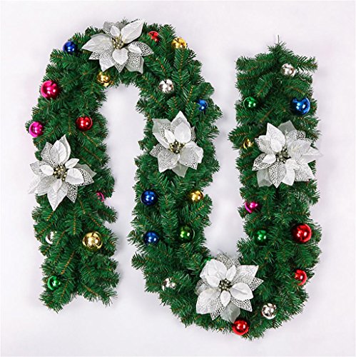 G&M 2,7m / 270cm cordon de Noël guirlandes cône...