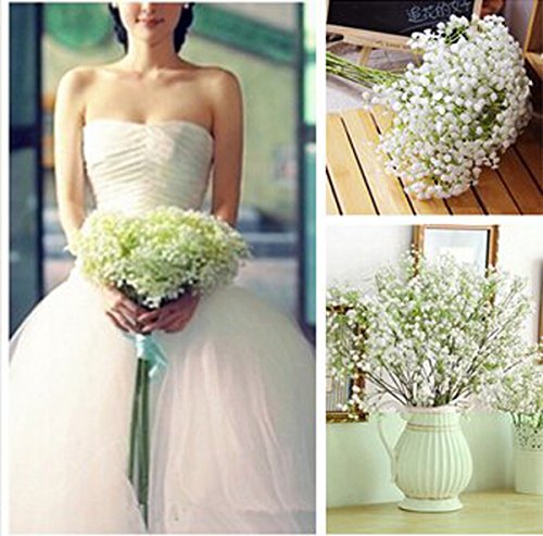 6 pcs artificielle gypsophila fleurs décoration...