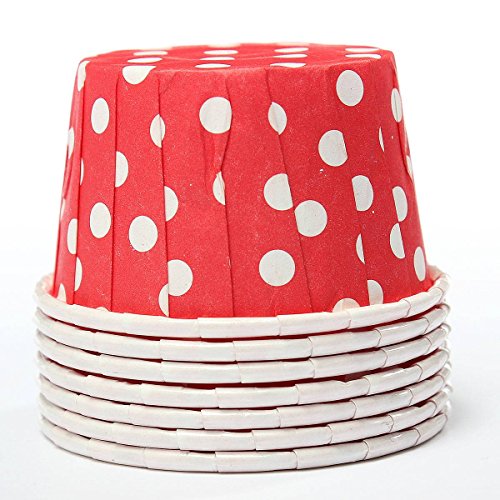 Lot de 100 pcs mignon caissettes papier muffins...