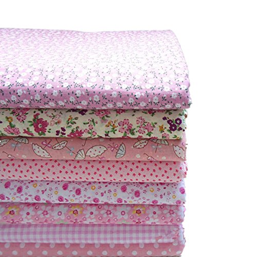 Lot de 8 pcs 50cmx50cm tissu coton couture arti...