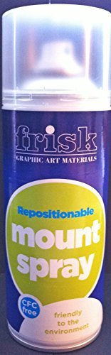400 ml repositionnable spray support peut, tran...