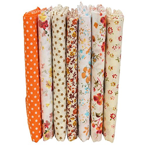 Lot de 7 pcs 50cmx50cm tissu en coton couture a...