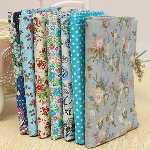 Lot de 7 pcs 50cmx50cm tissu en coton couture a...