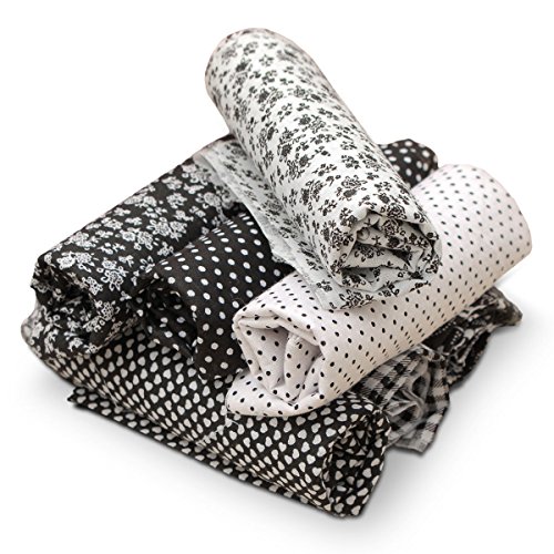 Lot de 7 pcs 50cmx50cm tissu en coton couture a...