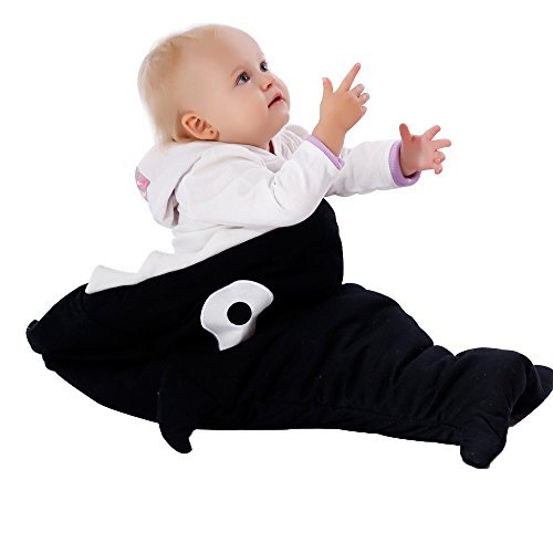 Scheppend Shark bites gigoteuse nouveau-né gigoteuses couverture à emmailloter, 73cm x 98cm (noir) code EAN 6652199927237 