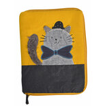 MOULIN ROTY Protège carnet de santé chat gris Les Moustaches code EAN 666081 