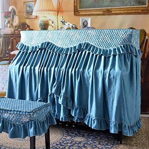 Couverture de Piano Mercure guerriers Piano couverture complète couverture européenne bleu chenille de luxe poussière Provence piano, définit l'ensemble du paquet code EAN 6662127905787 