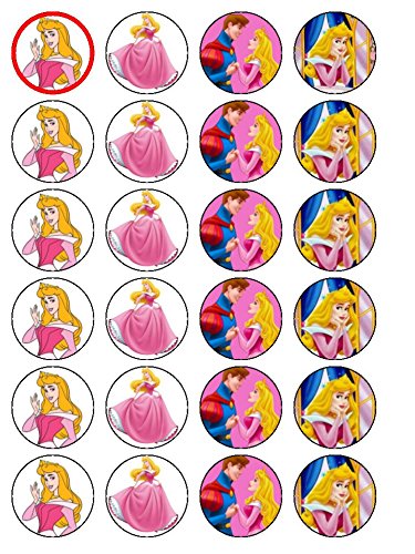 Coyote 24 x Aurora Sleeping Beauty (#2) Cupcake Cake Toppers by Coyote code EAN 6666366366668 