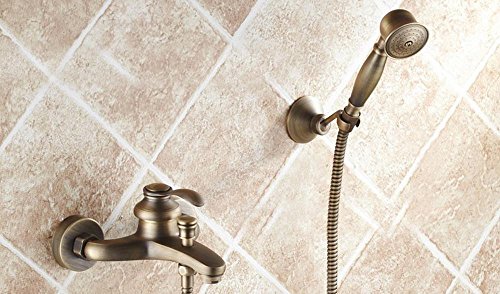 XXTT Ensemble de douche simple de robinet de douche en cuivre antique 6687852738844 (6687852738844)