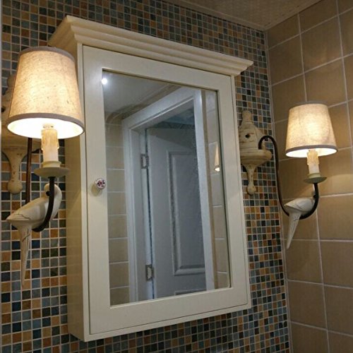 Lampe de mur rustique double lampe de chevet ch...