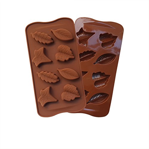 eleery Noël en silicone en forme de feuille Muf...