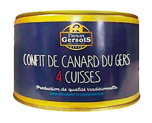 CONFIT DE CANARD IGP GERS