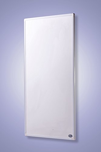 IH Engingeering BV Chauffage infrarouge avec thermostat digital chauffage électrique avec prise pour prise - Garantie de 5 ans Premium de chauffage électrique avec protection anti-surchauffe et certifié TÜV - Chauffe selon le Principe du soleil - Chauffe dans le domaine optimale Longueur d'onde de 8-15µ - Soleil Radiateur - Cadre couleur est blanc, Weiß, weißer Rahmen, 130 Watt 130 watts code EAN 6791233887899 