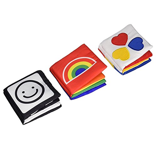 Ensemble de 3 livres en tissu pour bébé