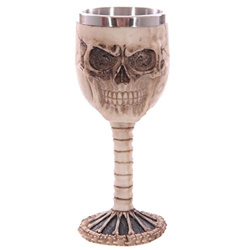 Le crâne et la colonne vertébrale goblet , 19*8cm