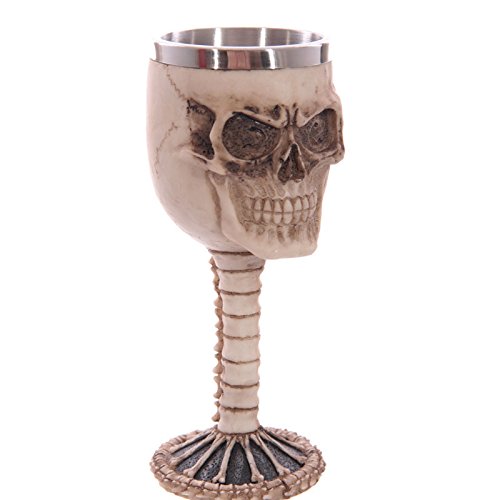 Halloween terreur gothique crâne vin gobelet vodka