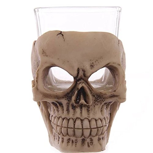 Halloween terreur gothique crâne vin coupe vodka