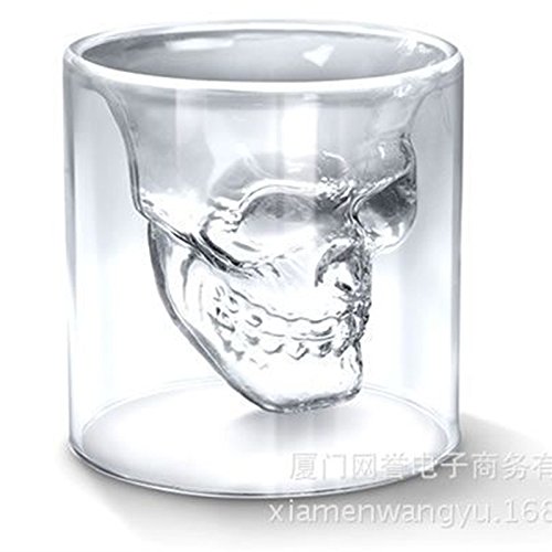 Crâne de cristal pirate tir de verre verre cock...